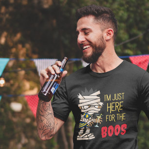 "Ich bin nur hier für das BOOS", das lustige Mama T-Shirt