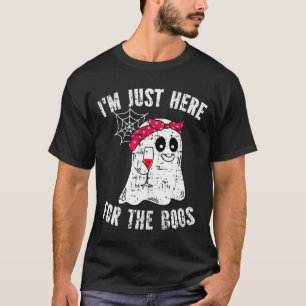 Ich bin nur hier für das Boos Funny Halloween Ghos T-Shirt