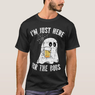 Ich bin nur hier für das Boos Funny Halloween Ghos T-Shirt