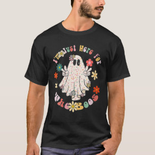 Ich bin nur hier für das Boos Halloween Women Ghos T-Shirt