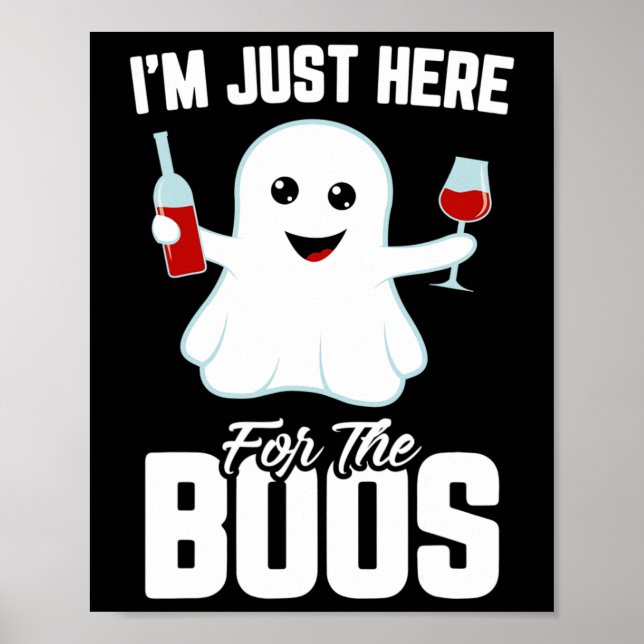 Ich bin nur hier für das Boos-Weinkeller Halloween Poster (Vorne)