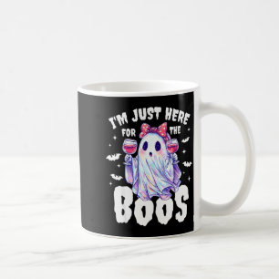 Ich bin nur hier für das Buhen Lustiges Halloween Kaffeetasse