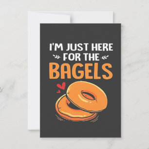 Ich bin nur hier für das jüdische Essen von Bagels Einladung