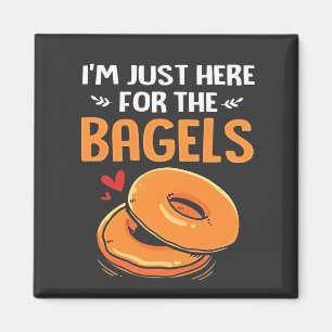 Ich bin nur hier für das jüdische Essen von Bagels Magnet