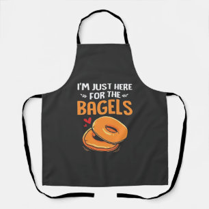 Ich bin nur hier für das jüdische Essen von Bagels Schürze