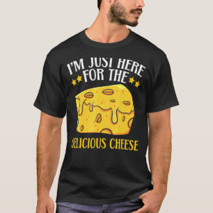 Ich bin nur hier für das köstliche Feinschmecker v T-Shirt