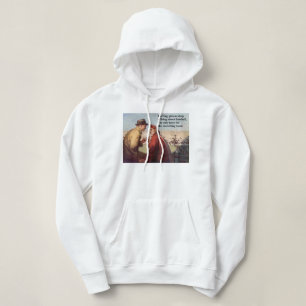 Ich bin nur hier für das Marching Band Football Sp Hoodie