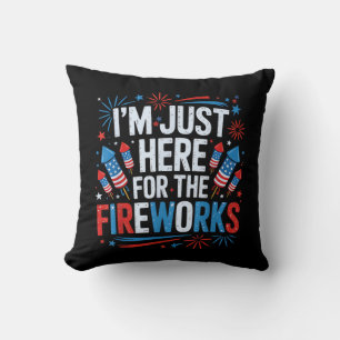 Ich bin nur hier für das patriotische Feuerwerk zu Kissen