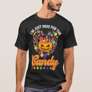 Ich bin nur hier für das süße Halloween-Kostüm T-Shirt