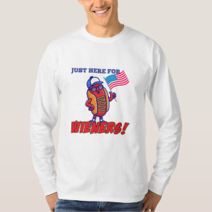 Ich bin nur hier für das winers-Hemd  Unabhängigke T-Shirt
