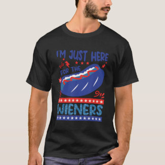 Ich bin nur hier für den Amerikanische Unabhängigk T-Shirt