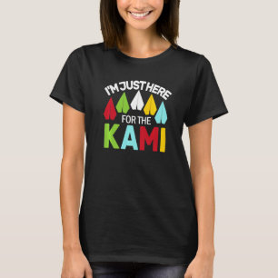 Ich bin nur hier für den Kami-japanischen Origami- T-Shirt