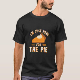 Ich bin nur hier für den Kuchen Funny Erntedank Ku T-Shirt