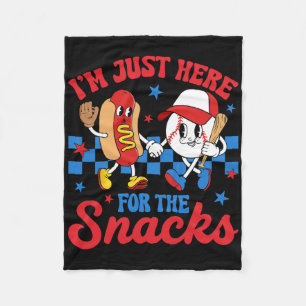 Ich bin nur hier für den Snack Bysebyll Schwester Fleecedecke