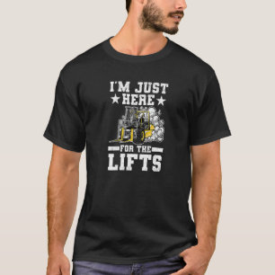 Ich bin nur hier für den Stapler. T-Shirt