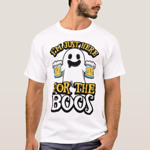 Ich bin nur hier für die Boos - Ghost Booze - Hall T-Shirt