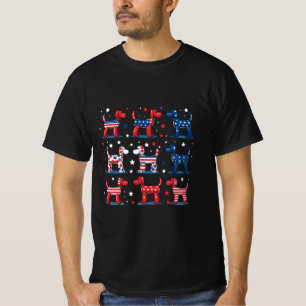 Ich bin nur hier für die Dackeln T - Shirt l Juli