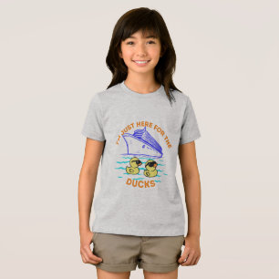Ich bin nur hier für die Enten-Kreuzfahrt Tri-Blend Shirt