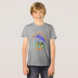 Ich bin nur hier für die Enten-Kreuzfahrt Tri-Blend Shirt