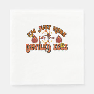 Ich bin nur hier für die geweihten Eier Groovy Tha Serviette