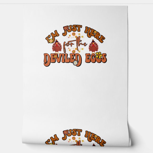 Ich bin nur hier für die geweihten Eier Groovy Tha Tapete (Abrollen)