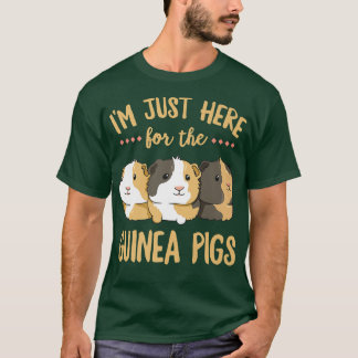 Ich bin nur hier für die Guinea Schweine Design fü T-Shirt