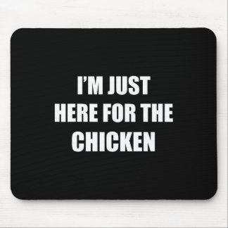 Ich bin nur hier für die Hühner-Halloween-Party-Co Mousepad