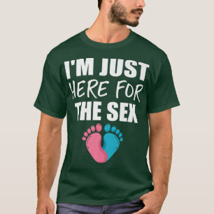Ich bin nur hier für die lustige Baby Gender-Offen T-Shirt