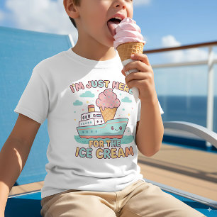 Ich bin nur hier für die Niedliche Kinderkreuzfahr T-Shirt