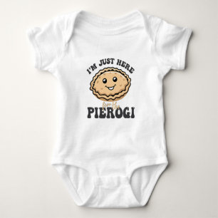 Ich bin nur hier für die Pierogi Baby Strampler
