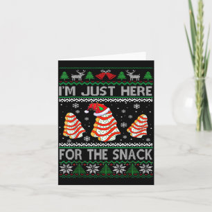 Ich bin nur hier für die Snack-Weihnachts-Cakes De Karte