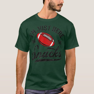 Ich bin nur hier für die Snacks Funny Fantasy Foot T-Shirt