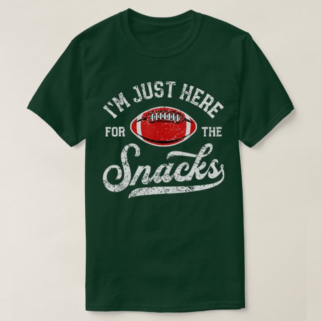 Ich bin nur hier für die Snacks Funny Fantasy Foot T-Shirt (Design vorne)