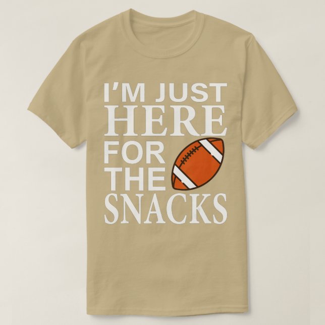 Ich bin nur hier für die Snacks Funny Fantasy Foot T-Shirt (Design vorne)