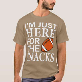 Ich bin nur hier für die Snacks Funny Fantasy Foot T-Shirt