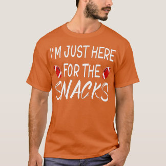 Ich bin nur hier für die Snacks Funny Fantasy Foot T-Shirt