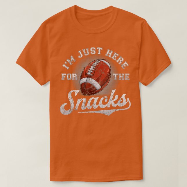 Ich bin nur hier für die Snacks Funny Fantasy Foot T-Shirt (Design vorne)