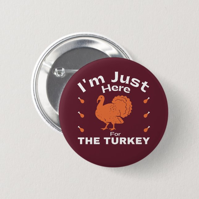 Ich bin nur hier für die Türkei Button (Vorne & Hinten)