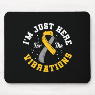 Ich bin nur hier für die Vibrationen ASL Deaf Awar Mousepad