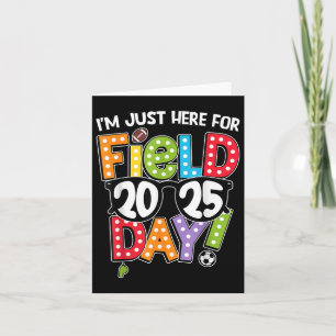 Ich bin nur hier für Field Day 2025 Spiele Team Le Karte