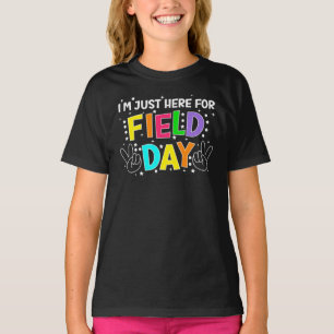Ich bin nur hier für Field Day Playful T-Shirt