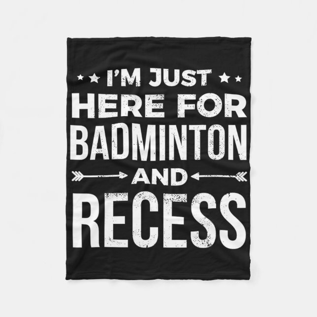 Ich bin nur hier für frisches, lustiges Geschenk f Fleecedecke (Vorderseite)