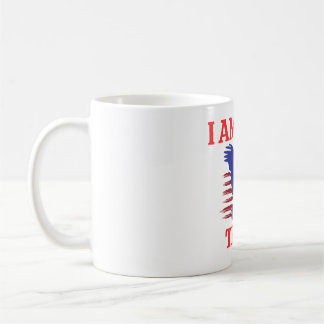 Ich bin nur hier für Trump America Kaffeetasse
