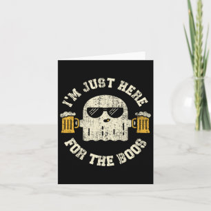Ich bin nur hier, um das Boos Halloween-Drink zu g Karte