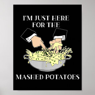 Ich bin nur hier wegen den Kartoffelbrei Gruselfil Poster