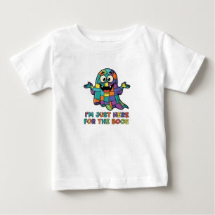 ICH BIN NUR HIER WEGEN DER BUH-RUFE BABY T-SHIRT