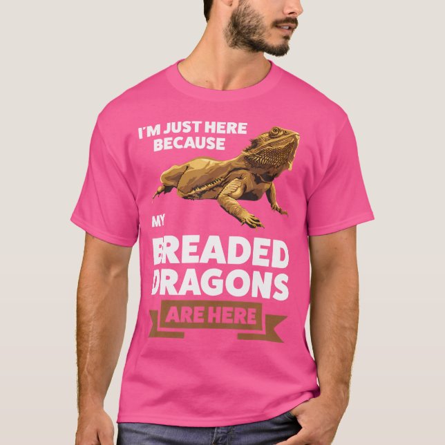 Ich bin nur hier, weil meine gepökelten Drachen Ba T-Shirt (Vorderseite)