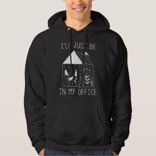 Ich bin nur in meinem Büro Hoodie