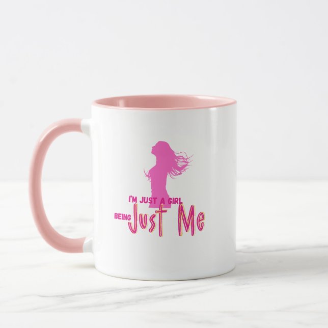 ich bin nur Mädchen Tasse (Links)