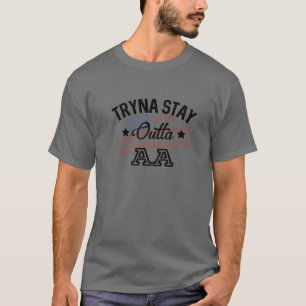 Ich bin nur Tryna Bleibe Outta OM Country Music Te T-Shirt
